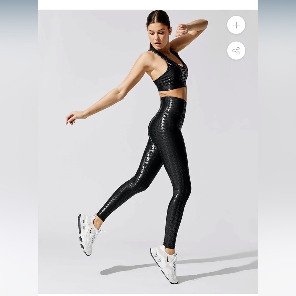 NWT - Carbon 38 High Rise Full-length Legging in Houndstooth Takara Shine - XS